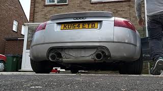 Audi tt 180 toyo sports decat and exhaust [upl. by Wolfort]