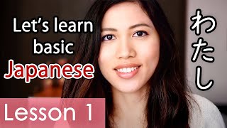 Learn Japanese  Minna No Nihongo Lesson 1 Grammar [upl. by Gorges]