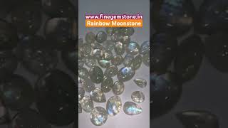 Rainbow Moonstone Gemstones Cabochons naturalgems finegemstone crystals flashy chandramani [upl. by Ibrad935]