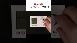 Fischer Thermostat How to Unlock Your Fischer Thermostat Part 12 FischerFutureHeat homeheating [upl. by Charil]