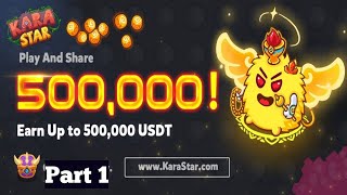 kara Star Airdrop  Play And Earn  New Gaming Airdrop  How To Join Kara Star  Crypto Gaming [upl. by Randee108]