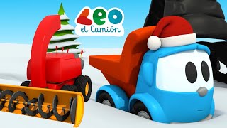 Leo el Camión  Leo y el Soplador de Nieve  Carritos para niños [upl. by Nivak]