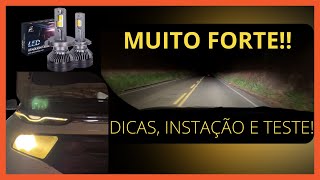 Lâmpada de led K5C 4300k no farol da FIAT TORO a melhor do mercado  Isso sim é led de qualidade [upl. by Adrianna]