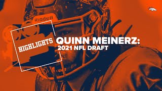 OL Quinn Meinerzs College Highlights  2021 NFL Draft [upl. by Einafpets]