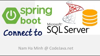 Spring Boot Connect to Microsoft SQL Server Example [upl. by Giefer]