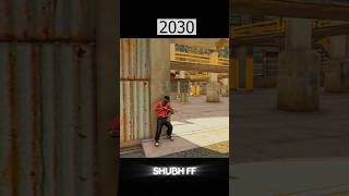 Free fire 2024 vs 2030 freefire freefireshorts [upl. by Lleraj]