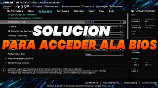 SOLUCION No Puedo Acceder Ala Bios de Mi PC 2024 [upl. by Atirat415]