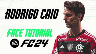 EA FC 24  RODRIGO CAIO FACE TUTORIAL  STATS FLAMENGO [upl. by Aeht12]