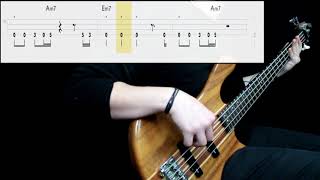 Queen  Another One Bites The Dust Bass Cover Play Along Tabs In Video [upl. by Phelgen916]