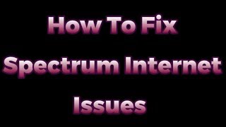 How to fix Spectrum internet outage not working or down issues [upl. by Ettelegna]