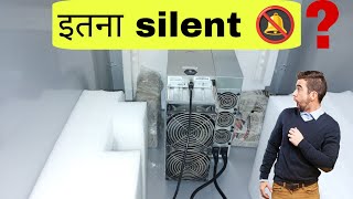 bitcoin miner sound proofing very silent Asics miner [upl. by Baal]