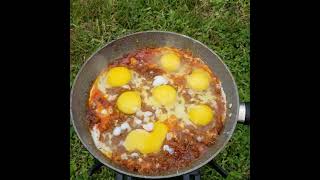 BREAKFAST ON LAREDOS BLACKSMITHS ROCKET STOVE [upl. by Aivitnahs]