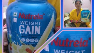 unboxing Patanjali Nutrela weight gain vlog [upl. by Zolner]