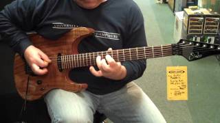 Demo of Suhr Modern  11070 with One Piece Koa Top [upl. by Akissej]