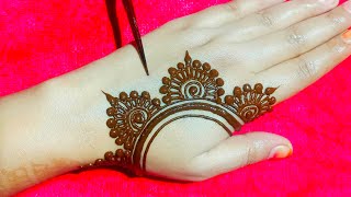 Simple arabic mehndi design  Easy mehndi design  mehndi designs  mehndi [upl. by Wildee]