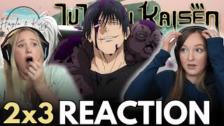 WHO IS THIS MONSTER  JUJUTSU KAISEN  Reaction 2x3 [upl. by Millman]