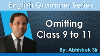 Omitting  English grammar  class 9 to 11 [upl. by Renrag]