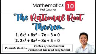 The Rational Root Theorem  Mathematics  Grade 10 [upl. by Minda]