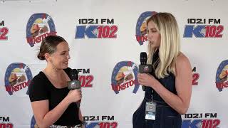 K102s 2023 Winstock Interviews  Gabby Barrett [upl. by Mina830]