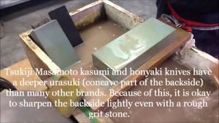 Tsukiji Masamoto Sharpening Stones [upl. by Elonore]