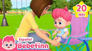 🤕 Canción de Herida  Canción de la Pupa  Canciones Infantiles  Bebefinn en español [upl. by Shaddock]