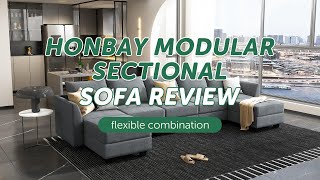 HONBAY Modular Sectional Sofa Review  Comfort Style amp Flexibility for Any Living Space [upl. by Llert]