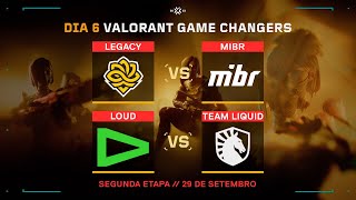 VALORANT Game Changers Series Etapa 2 Dia 6 [upl. by Enihpled163]