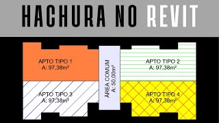 Passo a passo para fazer hachura no Revit [upl. by Ahsetel]