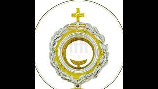 Ostensorio in ottone bicolore con ulivichristianityjesuschristianbiblegodfaithjesuschrist [upl. by Grous]