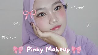 Pinky Makeup Tutorial˚˖𓍢ִ໋ 🌷🎀 [upl. by Campney]