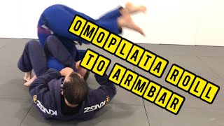 Simple armbar off omoplata roll [upl. by Lucia651]