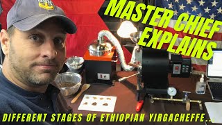 Ethiopian Yirgacheffe Roasting Stages [upl. by Hung]