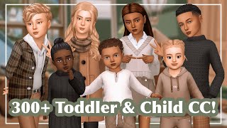 HUGE Toddler amp Child Custom Content Haul with Links  Maxis Match  Alpha  Sims 4 [upl. by Bruns]