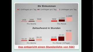 Bezahlte Online Umfragen  Nebenverdienst bis zu 100€ pro Stunde [upl. by Anihsit949]