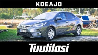 Koeajo Toyota Corolla 16 Valvematic Premium Multidrive S 4ov  Tuulilasi [upl. by Yreved]