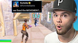 Fortnite FINALLY Fixed The NEW Movement NEW UPDATE [upl. by Philina]