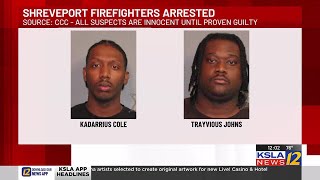 Shreveport Firefighters arrested charged [upl. by Regdirb471]