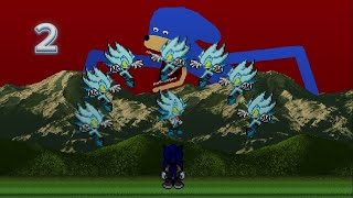 black sonic vs solaries and shin sonic 2 episode [upl. by Irmina696]