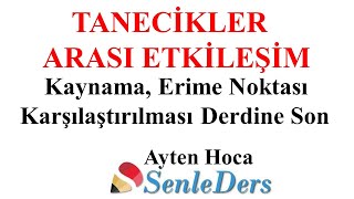 Erime Kaynama Noktası kerşılaştırılması Derdine Son [upl. by Zolly]