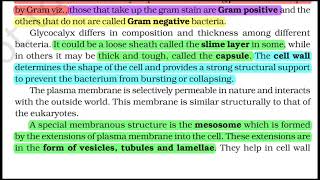 Cell Envelope NCERT lines extractedEasilyPart4cell the unit of life [upl. by Merrick]