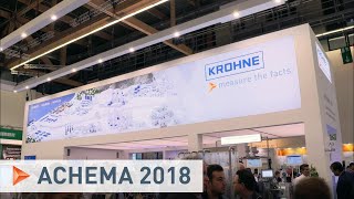 KROHNE at ACHEMA 2018 [upl. by Clarise]