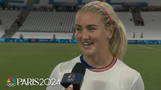 USWNT enjoying level of control entering womens soccer quarterfinals  Paris Olympics 2024 [upl. by Siednarb708]