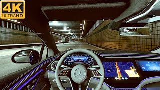 ETS2 Night Drive 4K  2024 MercedesBenz EQS 580  Realistic Gameplay [upl. by Anauqahc]