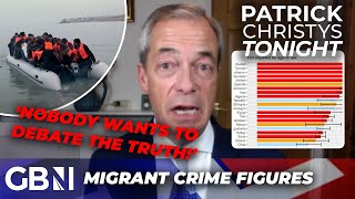 ‘Our critics will say we’re RACIST We’re just representing FACTS’  Nigel Farage on migrant crime [upl. by Siekram]