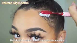 90g Edge Control Gel  Easy to get a variety of edge hairstyles [upl. by Nimajneb]