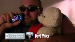 Devil Voice presents Teddy Bear Love  Realtime voice changing app for iPhone [upl. by Eendys]