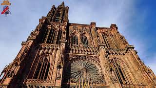 EXT Cloches  Strasbourg 67000 Cathédrale NotreDame de lAssomption  Angélus du soir [upl. by Llertram]