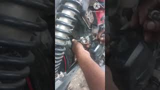 Rear master cylinder rear brake pump for Tvs apache Rtr replacement qadri moter center subscribe [upl. by Malorie]