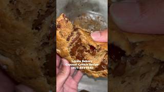 Levain Bakery Copycat Cookie Recipe BUT BETTER cookies recipe viralfood viralshorts [upl. by Arahsak]