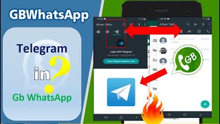 How to use Telegram with GbWhatsApp  Telegram Plugin  Afnan Talks [upl. by Suisyola]